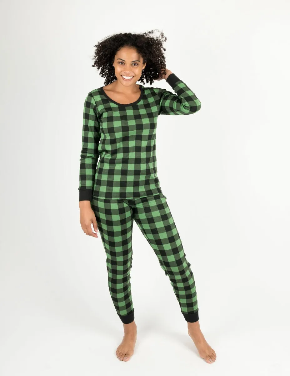 Women's Cotton Plaid Pajamas