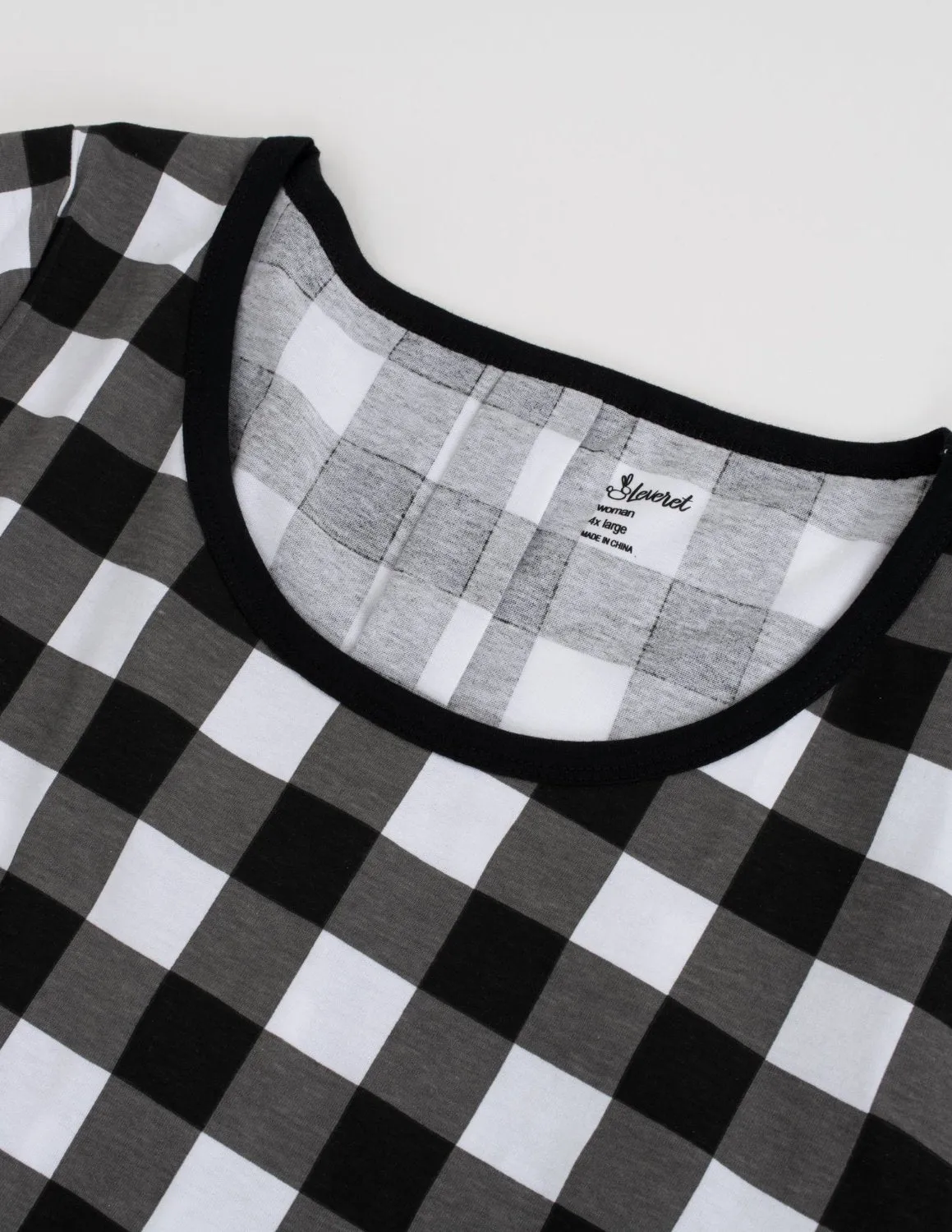 Women's Cotton Plaid Pajamas