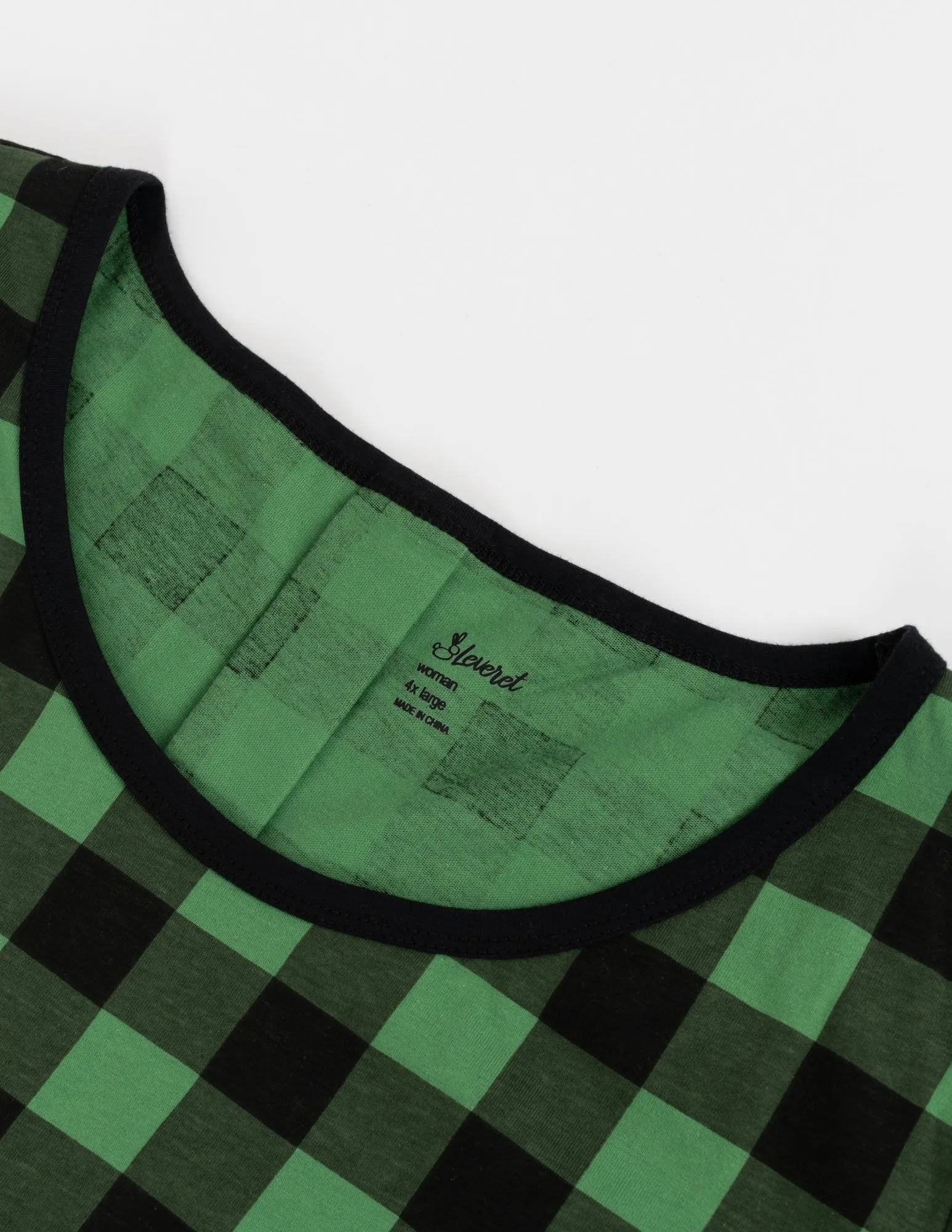 Women's Cotton Plaid Pajamas