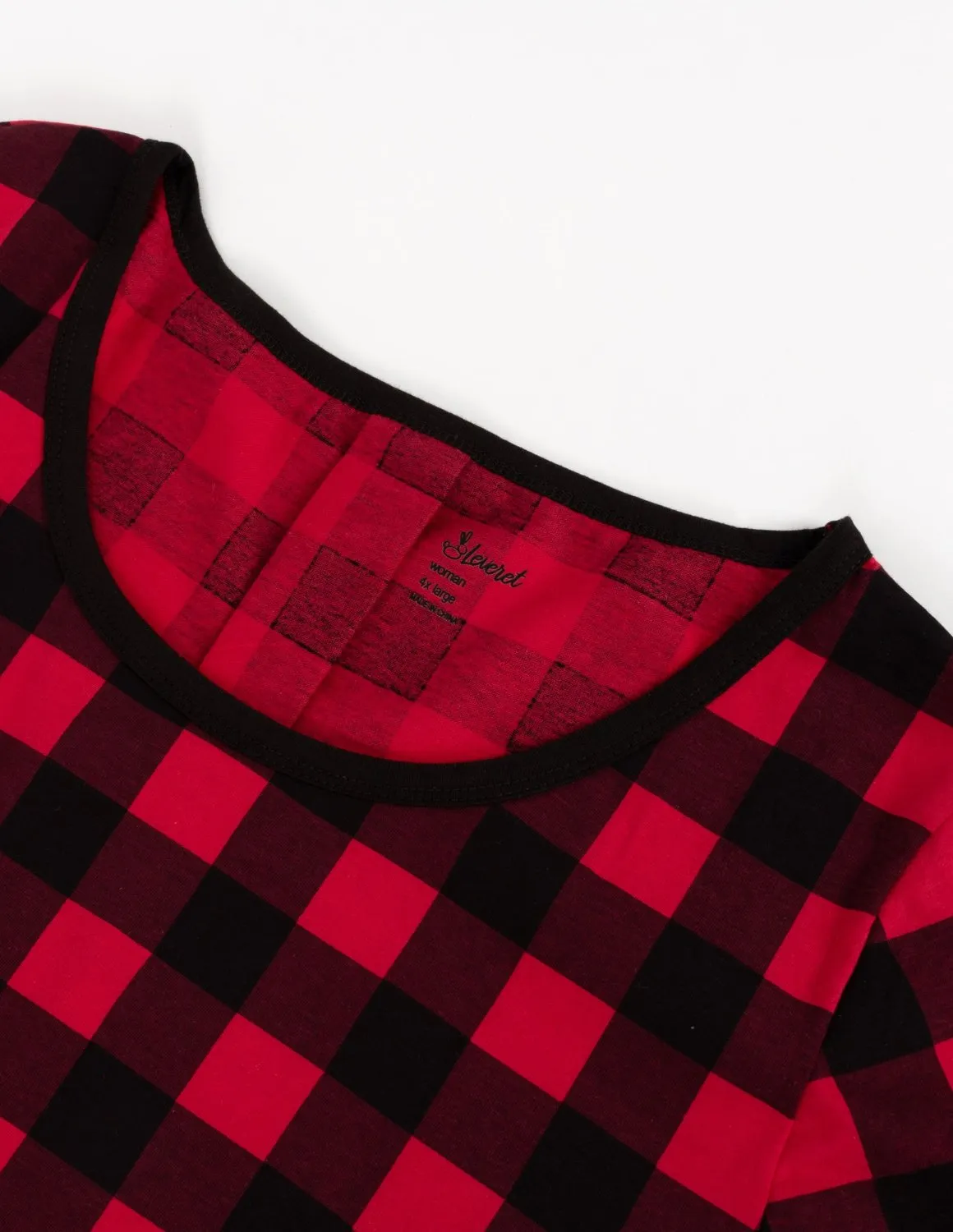 Women's Cotton Plaid Pajamas