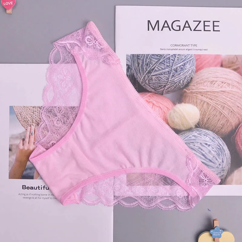Women's Cotton Thin Lace Briefs