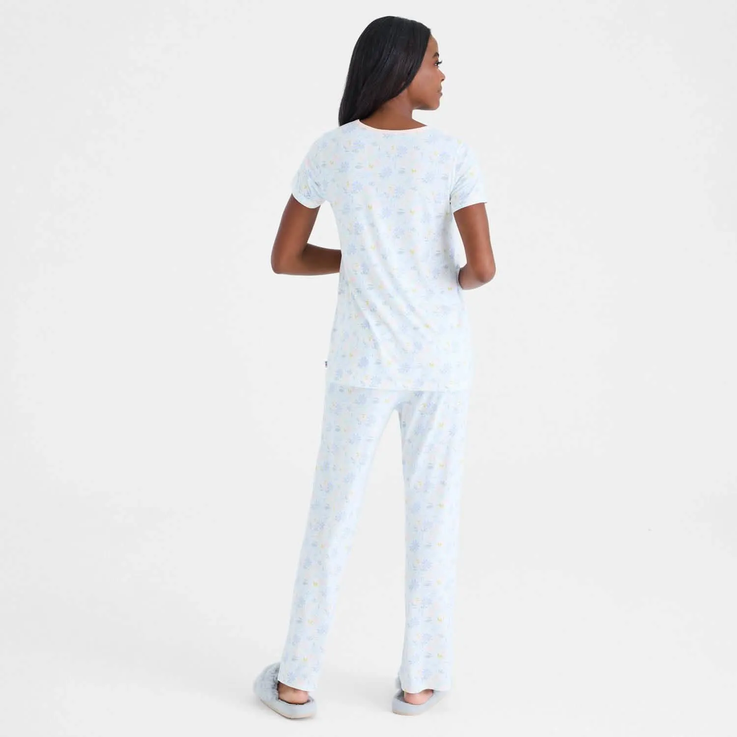 women's darby modal magnetic signature short sleeve pajama set
