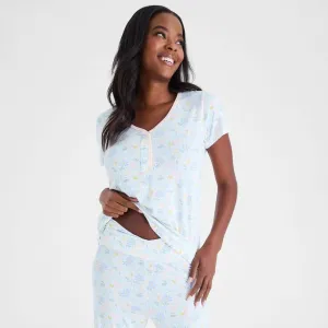 women's darby modal magnetic signature short sleeve pajama set