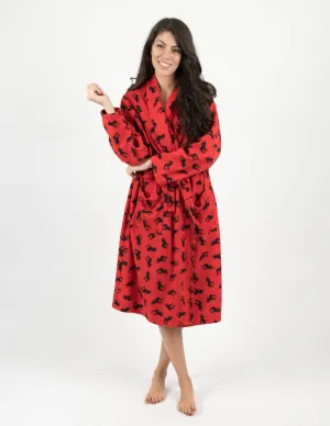 Women's Fleece Moose Robe