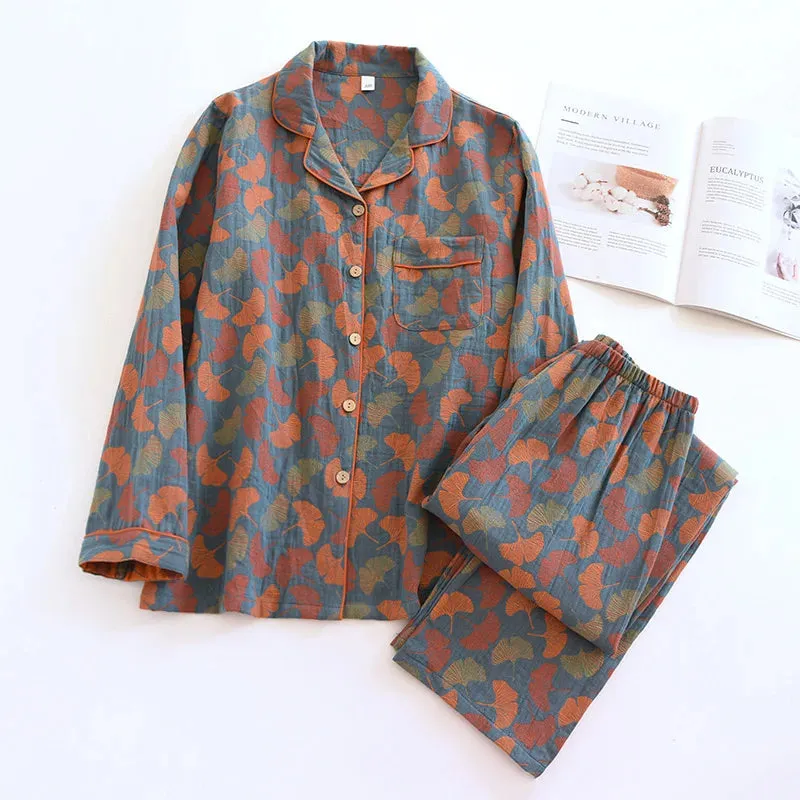 Women's Floral Print Pajamas - Pure Cotton