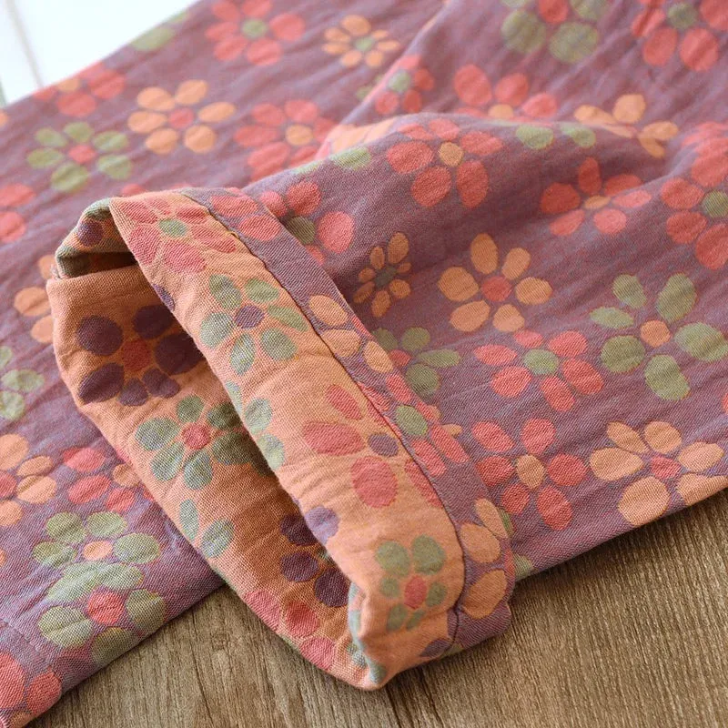 Women's Floral Print Pajamas - Pure Cotton