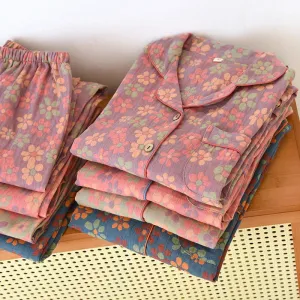 Women's Floral Print Pajamas - Pure Cotton