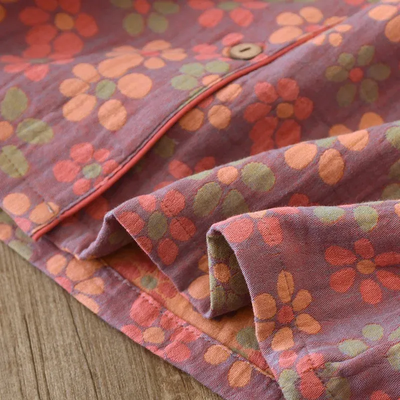 Women's Floral Print Pajamas - Pure Cotton