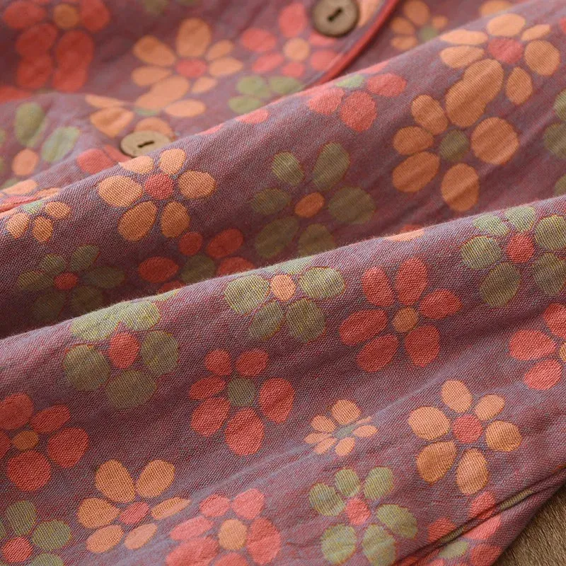 Women's Floral Print Pajamas - Pure Cotton