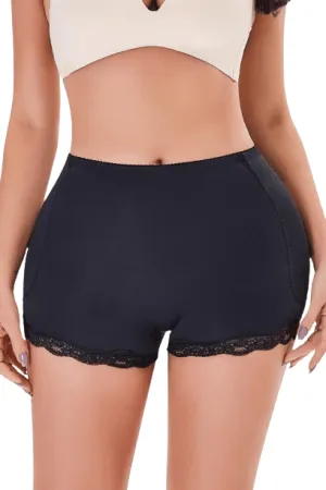 Womens Full Size Lace Trim Shaping Shorts