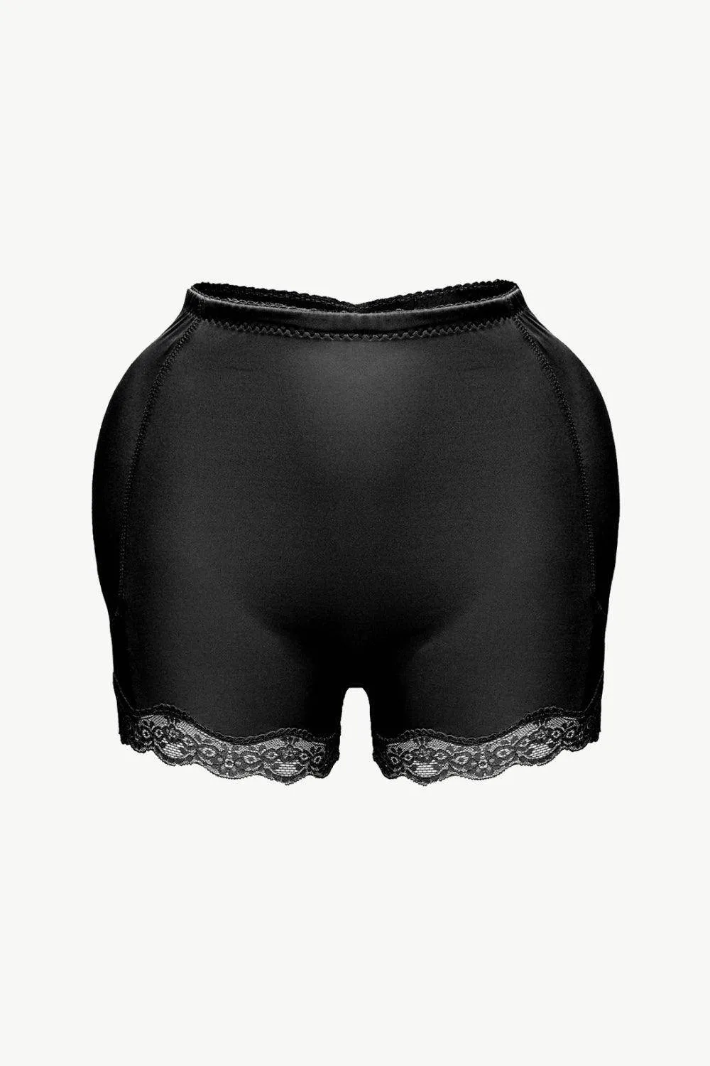 Womens Full Size Lace Trim Shaping Shorts