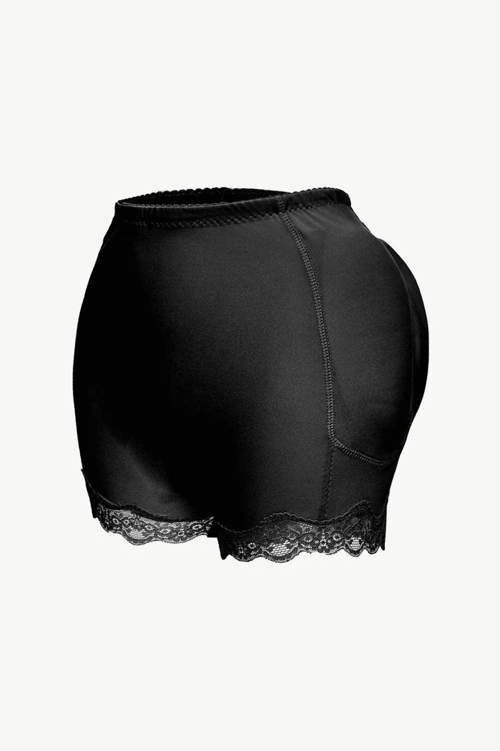 Womens Full Size Lace Trim Shaping Shorts