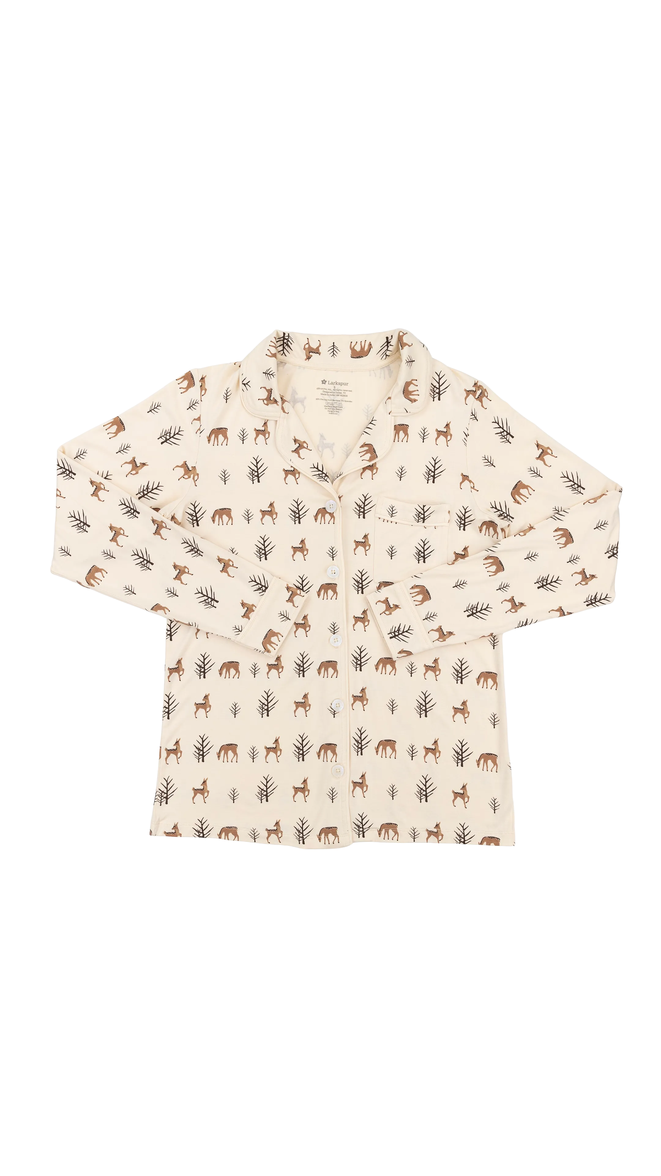 Women's Long Pajama Set in Prancer