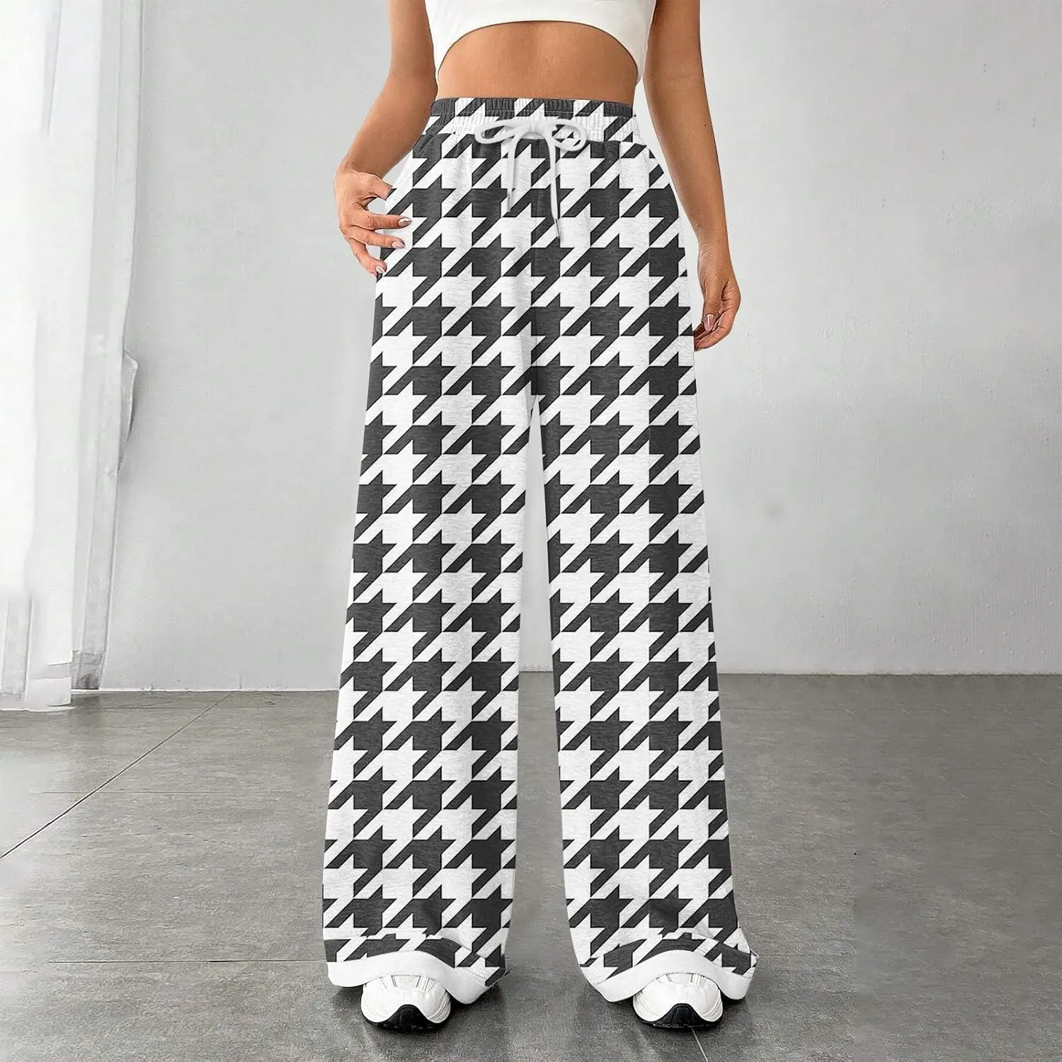 Womens Lounge Pants Wide Leg Sweatpants Baggy Soft Pajama Pant Loose PJ Bottoms Pants Casual Sweat Pants with Pocket