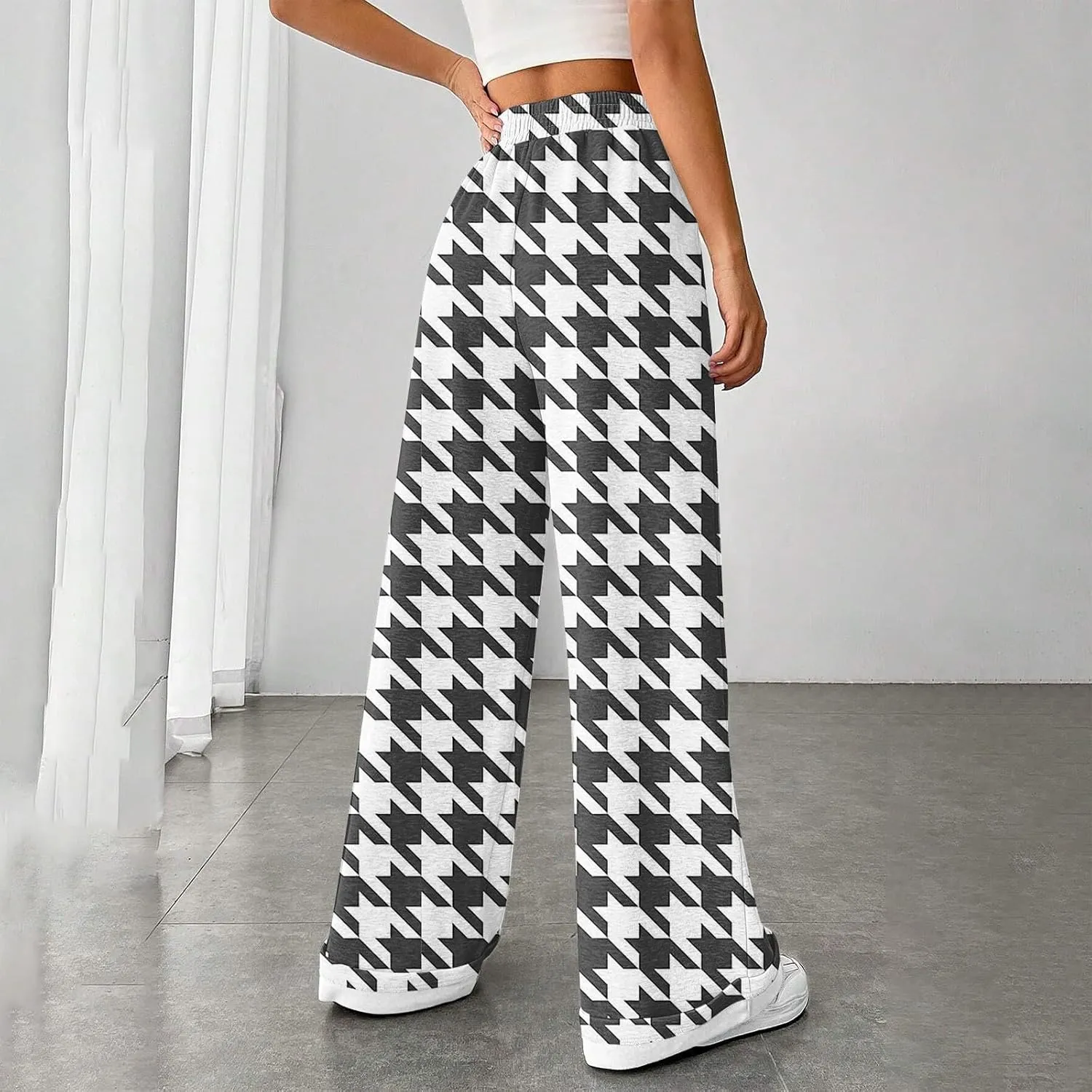 Womens Lounge Pants Wide Leg Sweatpants Baggy Soft Pajama Pant Loose PJ Bottoms Pants Casual Sweat Pants with Pocket