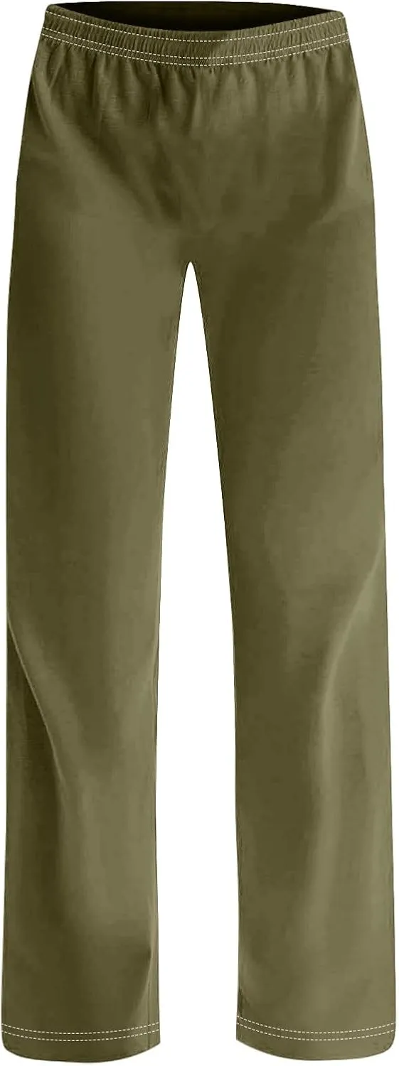 Women's Pajamas Pants Straight Wide Leg Casual Slacks Lounge at Home Daily Routine Cozy Leisure Sleeping Pants