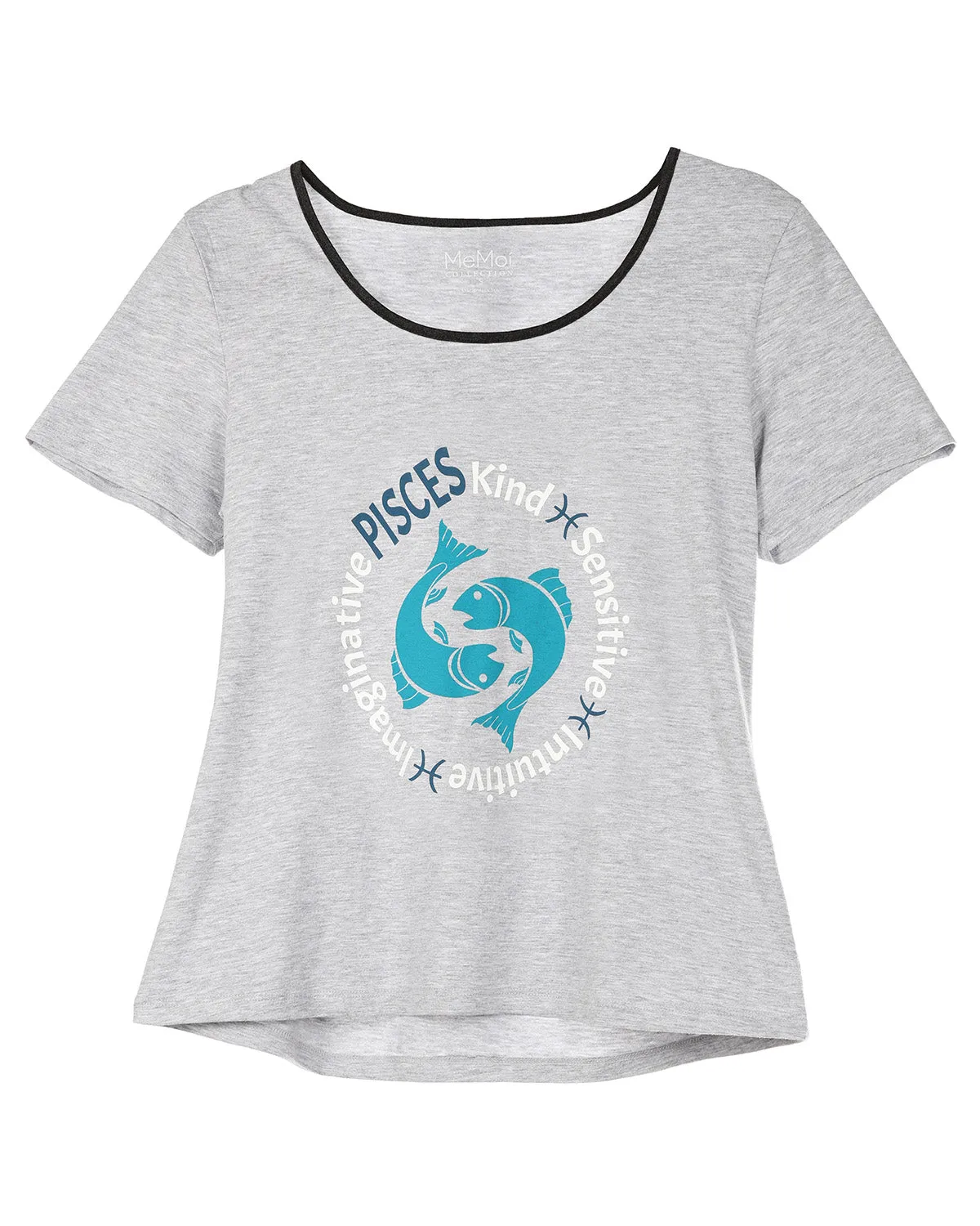 Women's Pisces Zodiac Sign PJ Short Set