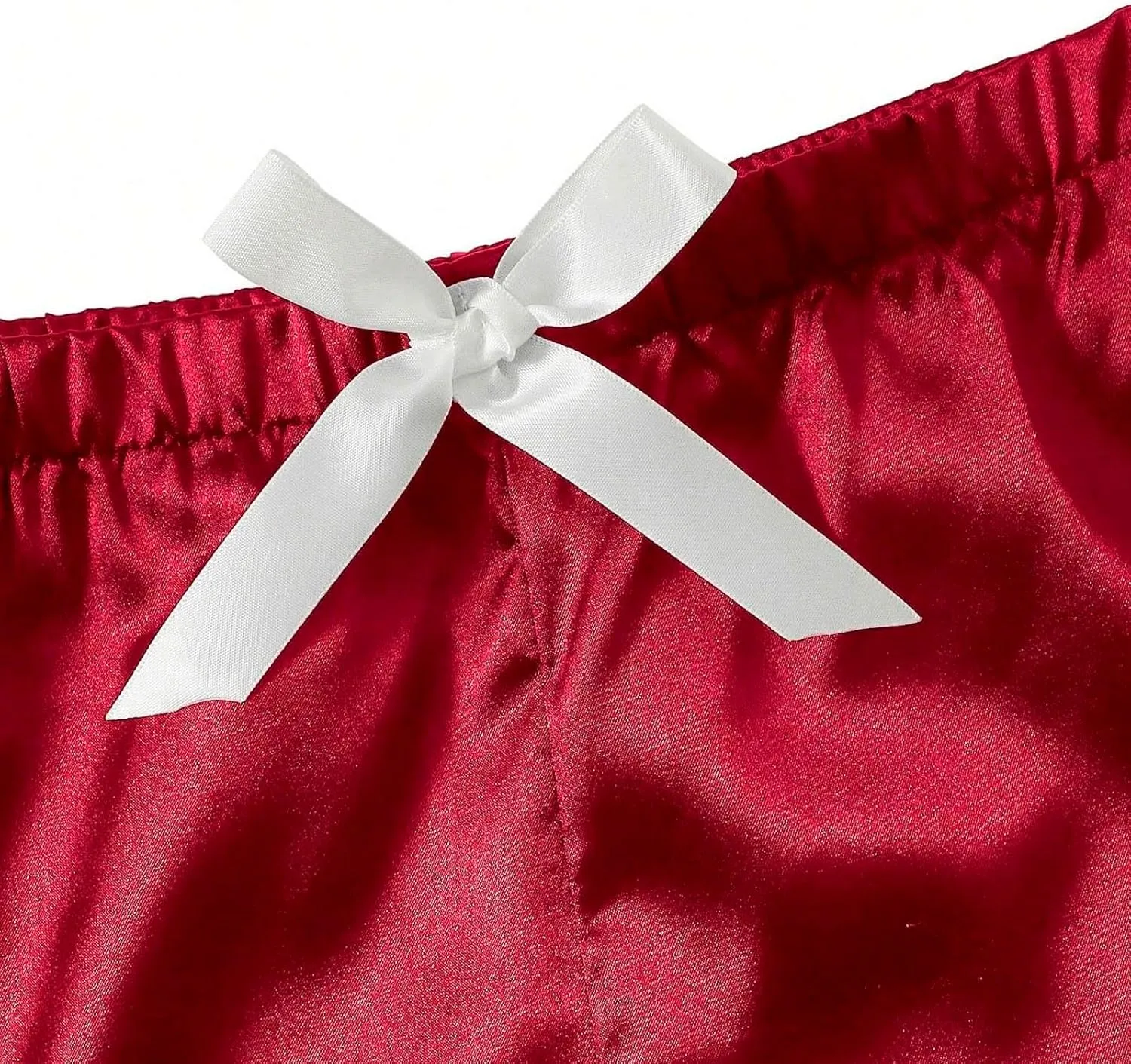 Womens Satin Plus Size Short Sleeve Shorts Pajamas Set Button down Tshirt 2piece Red Sleepwear Nightwear Soft Pjs Lounge Sets