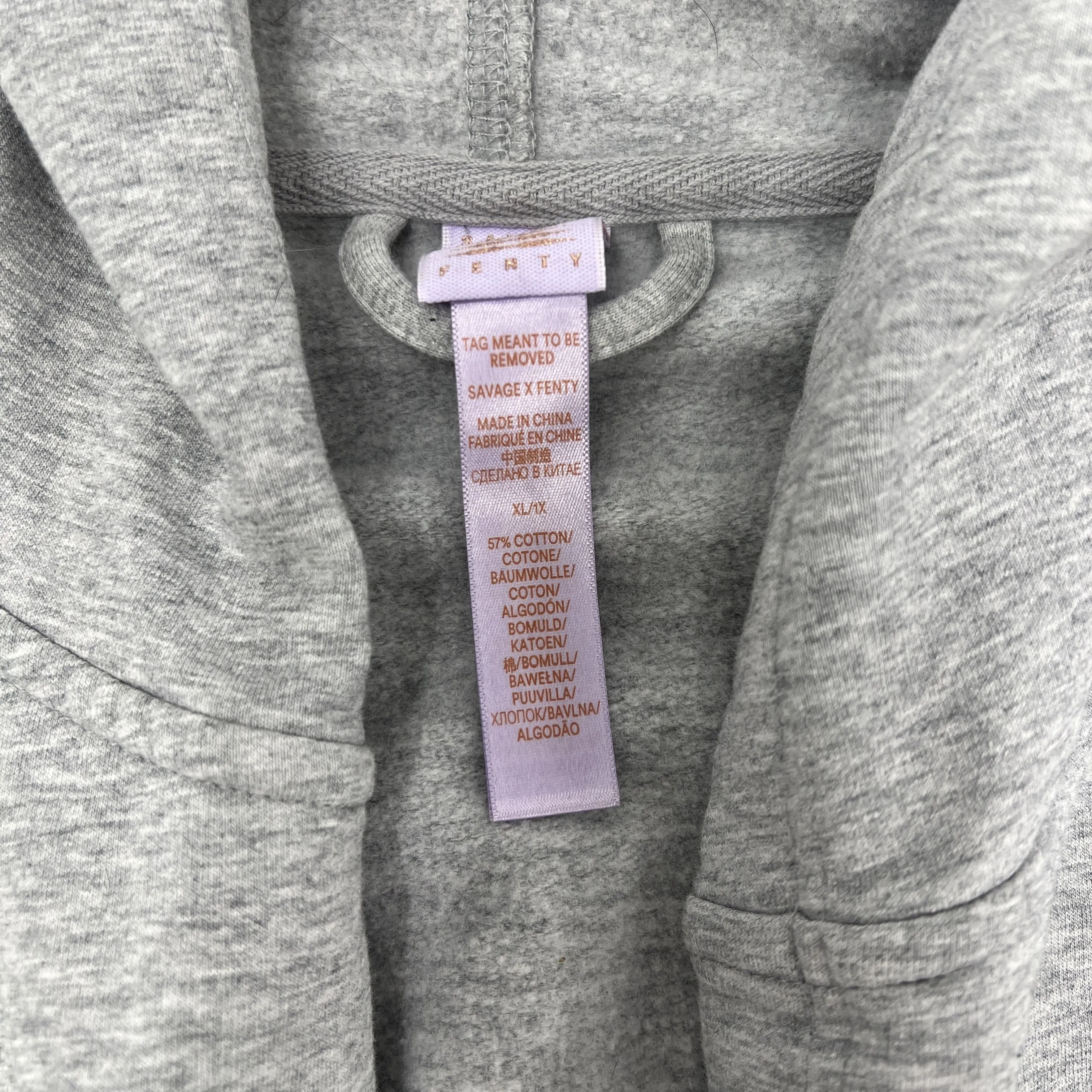 Women's Savage X Fenty Grey Robe Women's Size XL