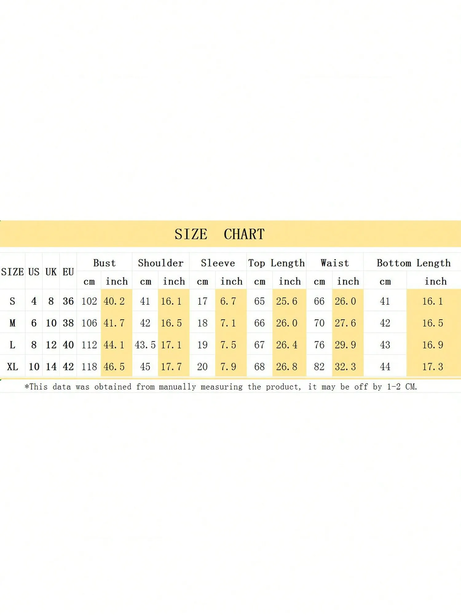 Women's Short Sleeve Pajama Set – Button-Down Top & Elastic Waist Shorts, 2-Piece Sleepwear