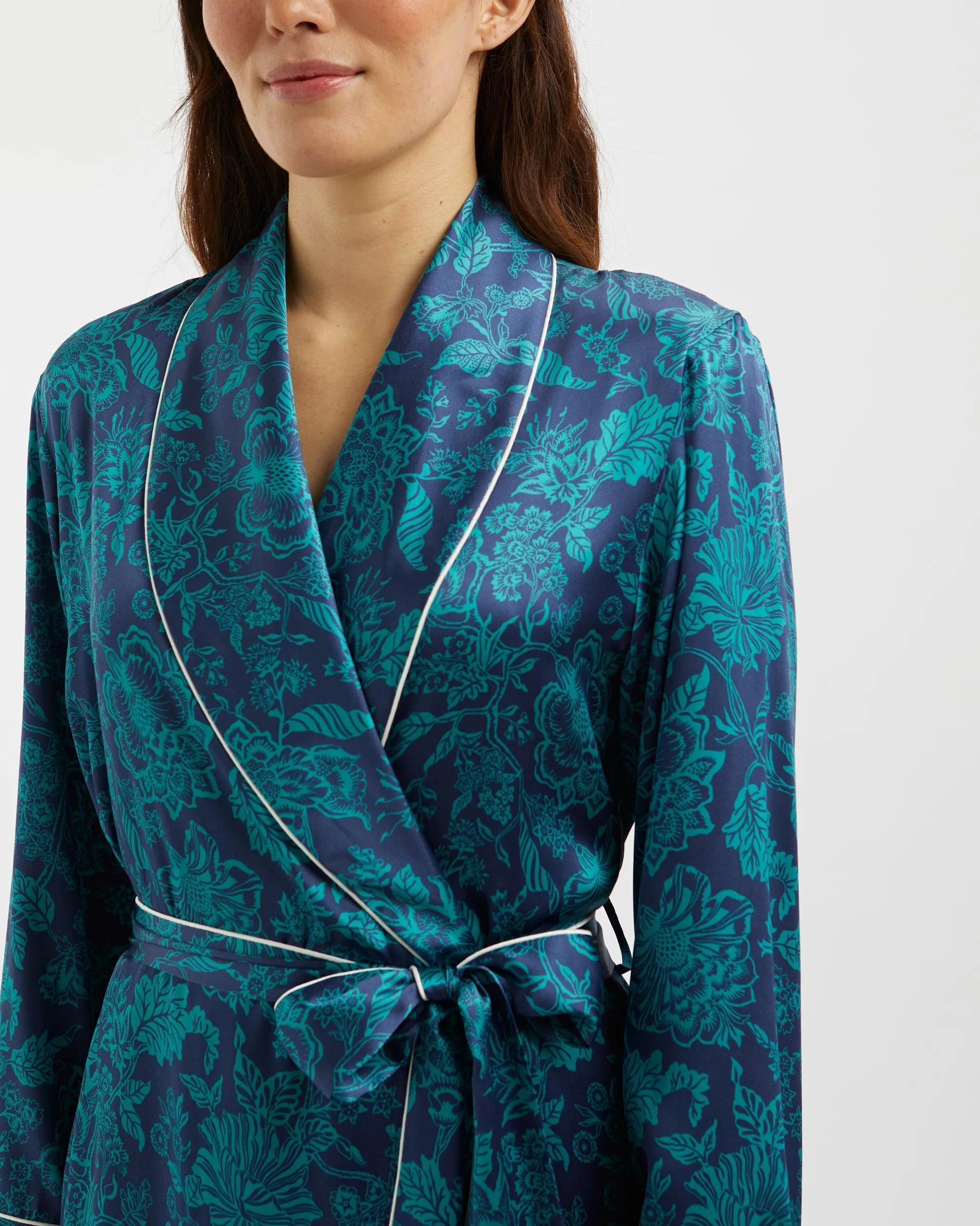 Women's Silk Robe - Christelle