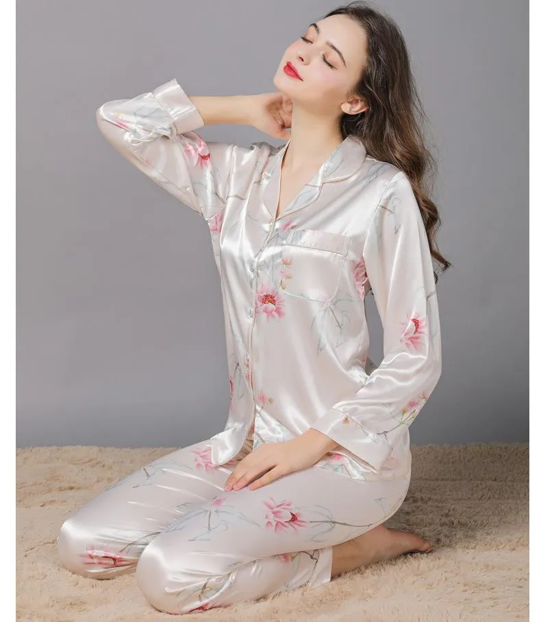 Women's Soft Long Sleeve Pajama Set
