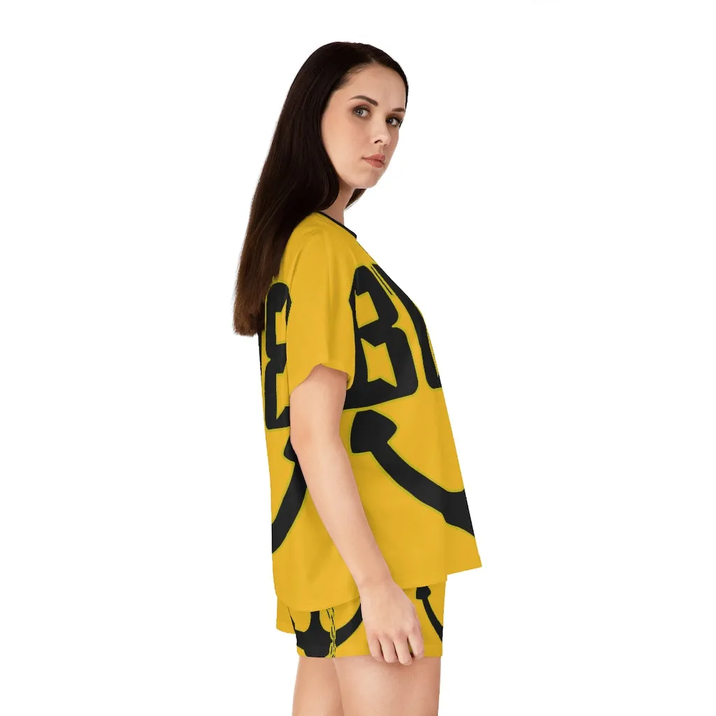 Women's Yellow Short Pajama Set