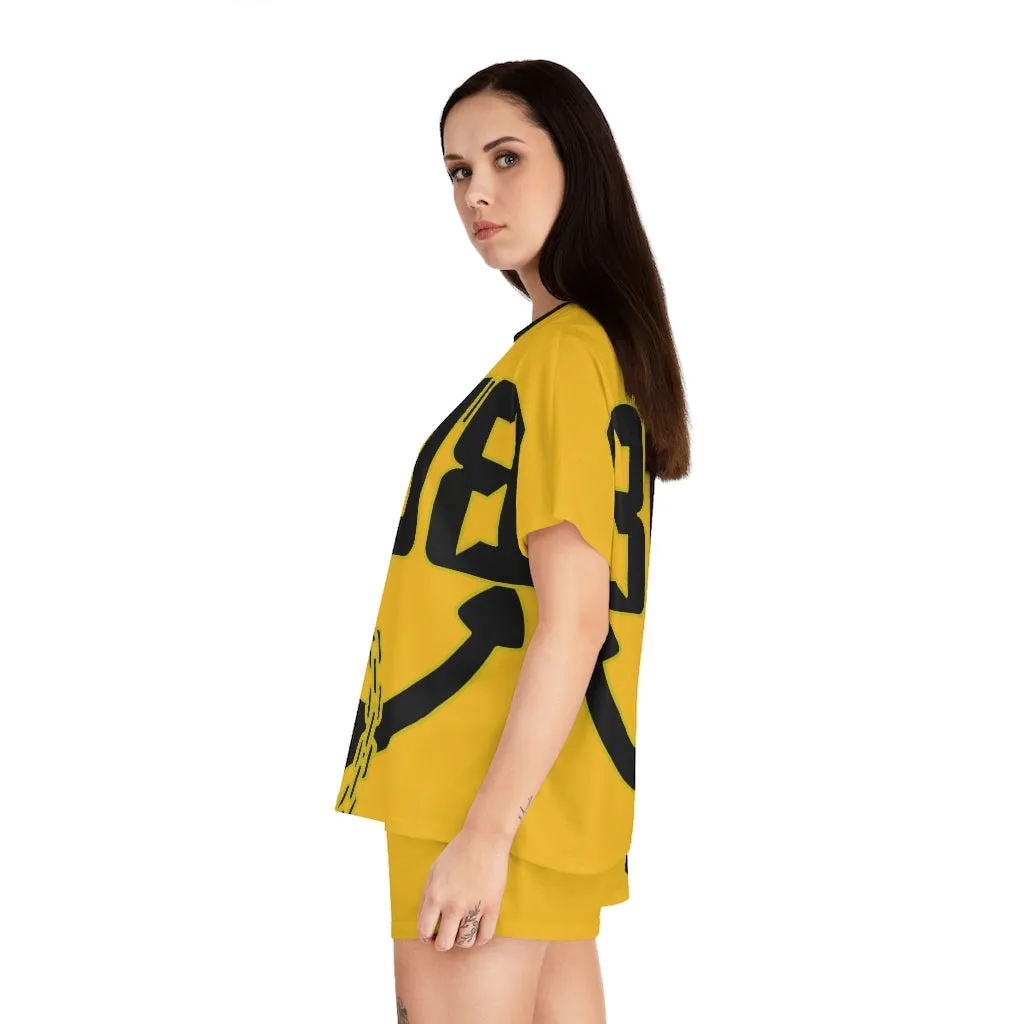 Women's Yellow Short Pajama Set