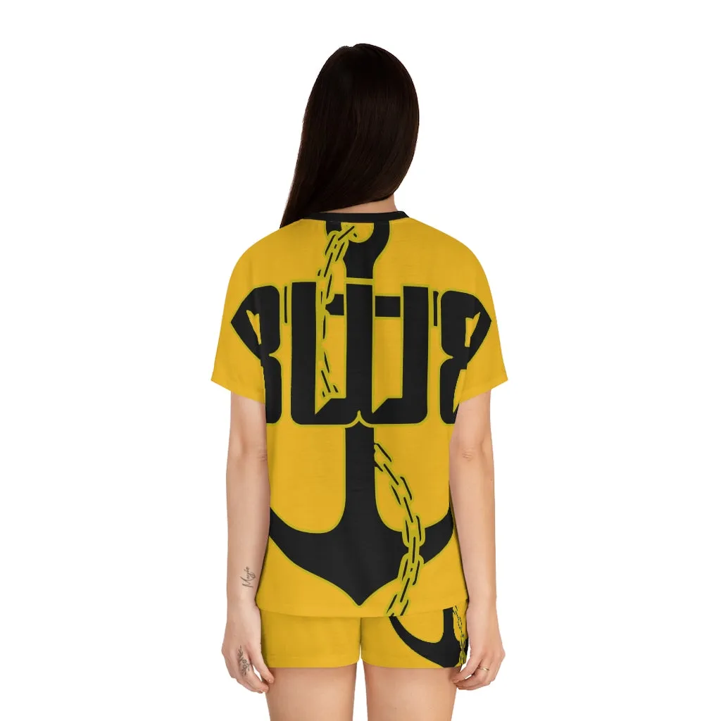 Women's Yellow Short Pajama Set