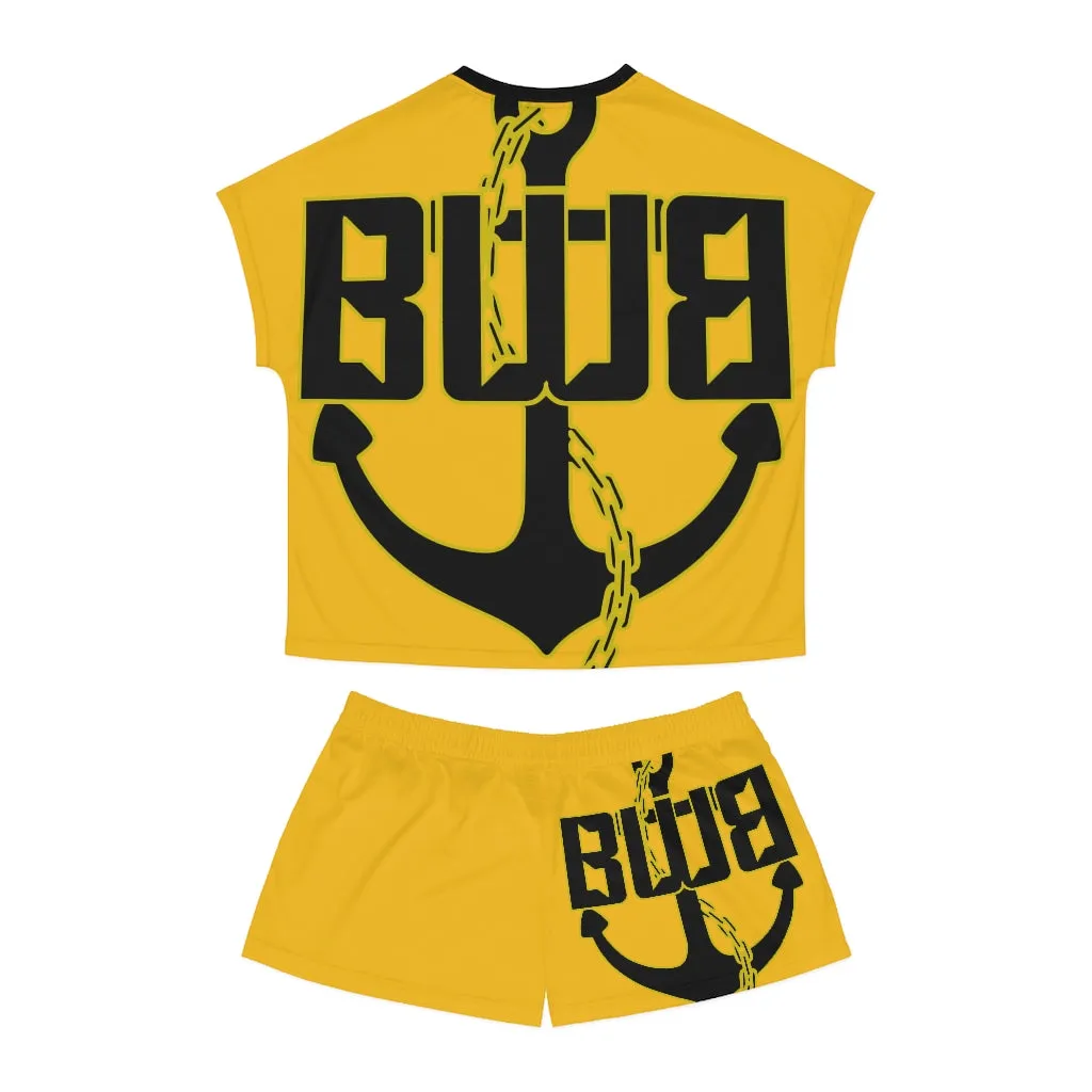 Women's Yellow Short Pajama Set