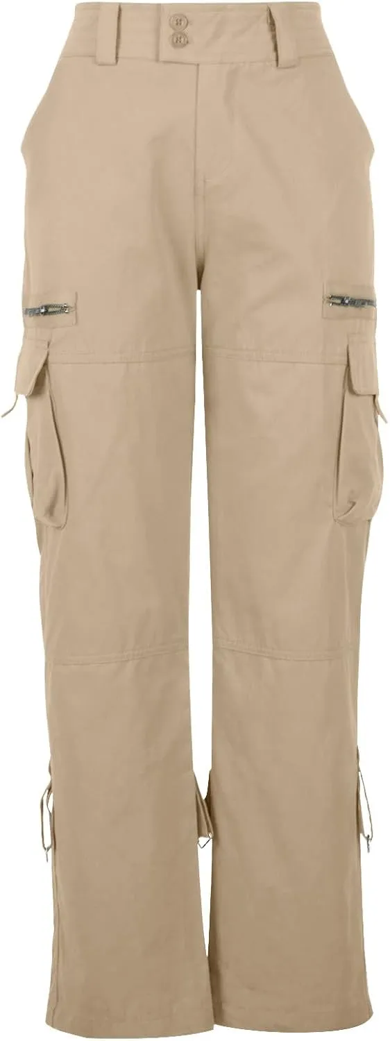 XUNRYAN Cargo Pants Women Baggy Low Waist Parachute Pants Running Joggers with Pockets Streetwear 2023 Fall Fashion Clothes