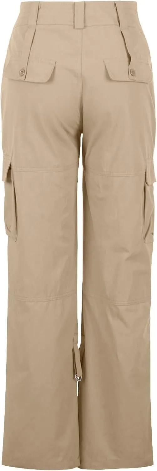 XUNRYAN Cargo Pants Women Baggy Low Waist Parachute Pants Running Joggers with Pockets Streetwear 2023 Fall Fashion Clothes