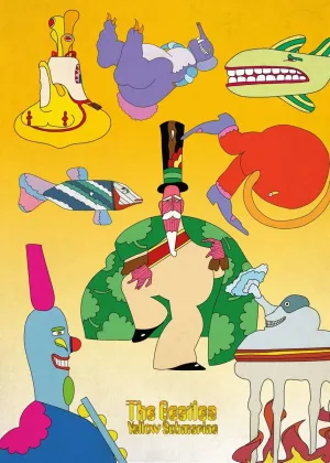 Yellow Submarine The Beatles Cartoon Poster