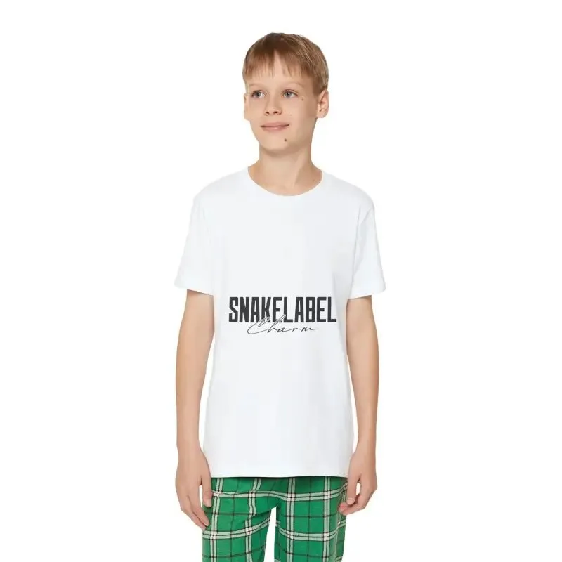Youth Holiday Outfit Set with 100% Cotton Comfort and Trendy Plaid Design