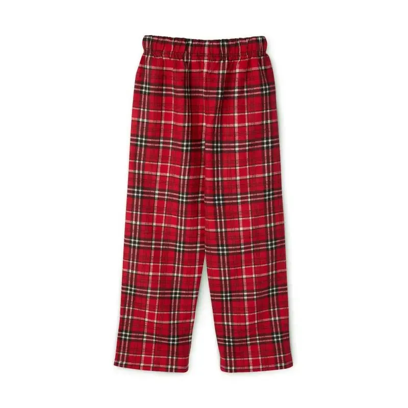 Youth Holiday Outfit Set with 100% Cotton Comfort and Trendy Plaid Design