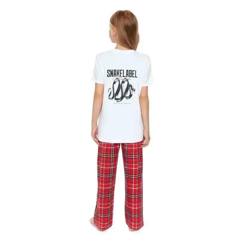 Youth Holiday Outfit Set with 100% Cotton Comfort and Trendy Plaid Design