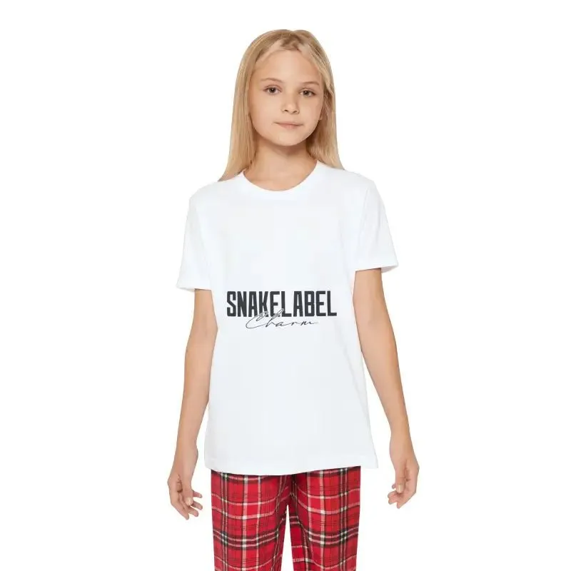 Youth Holiday Outfit Set with 100% Cotton Comfort and Trendy Plaid Design
