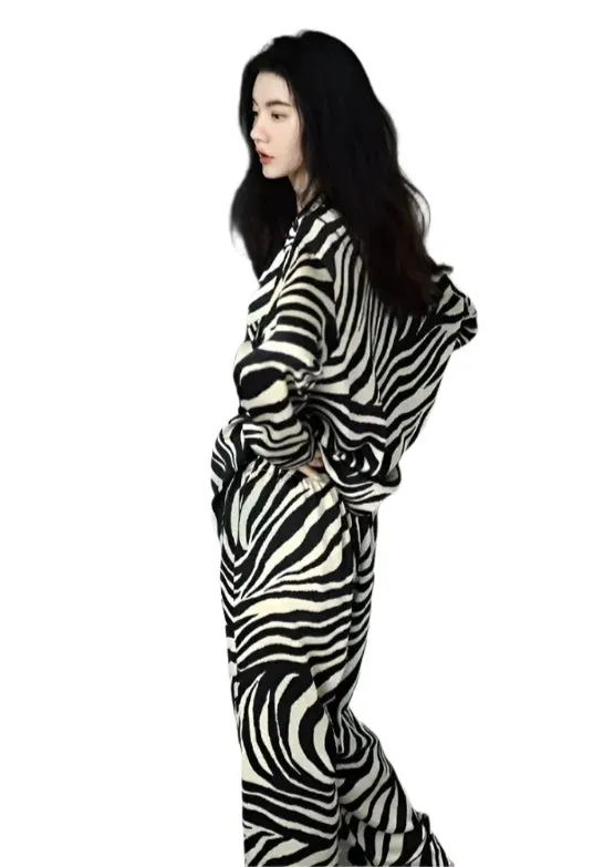 Zebra Print Pajamas