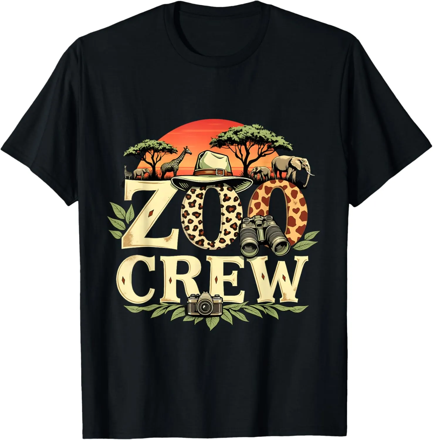 Zoo Crew Safari Animals Wildlife Animal Wild Field Trip T-Shirt