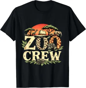 Zoo Crew Safari Animals Wildlife Animal Wild Field Trip T-Shirt