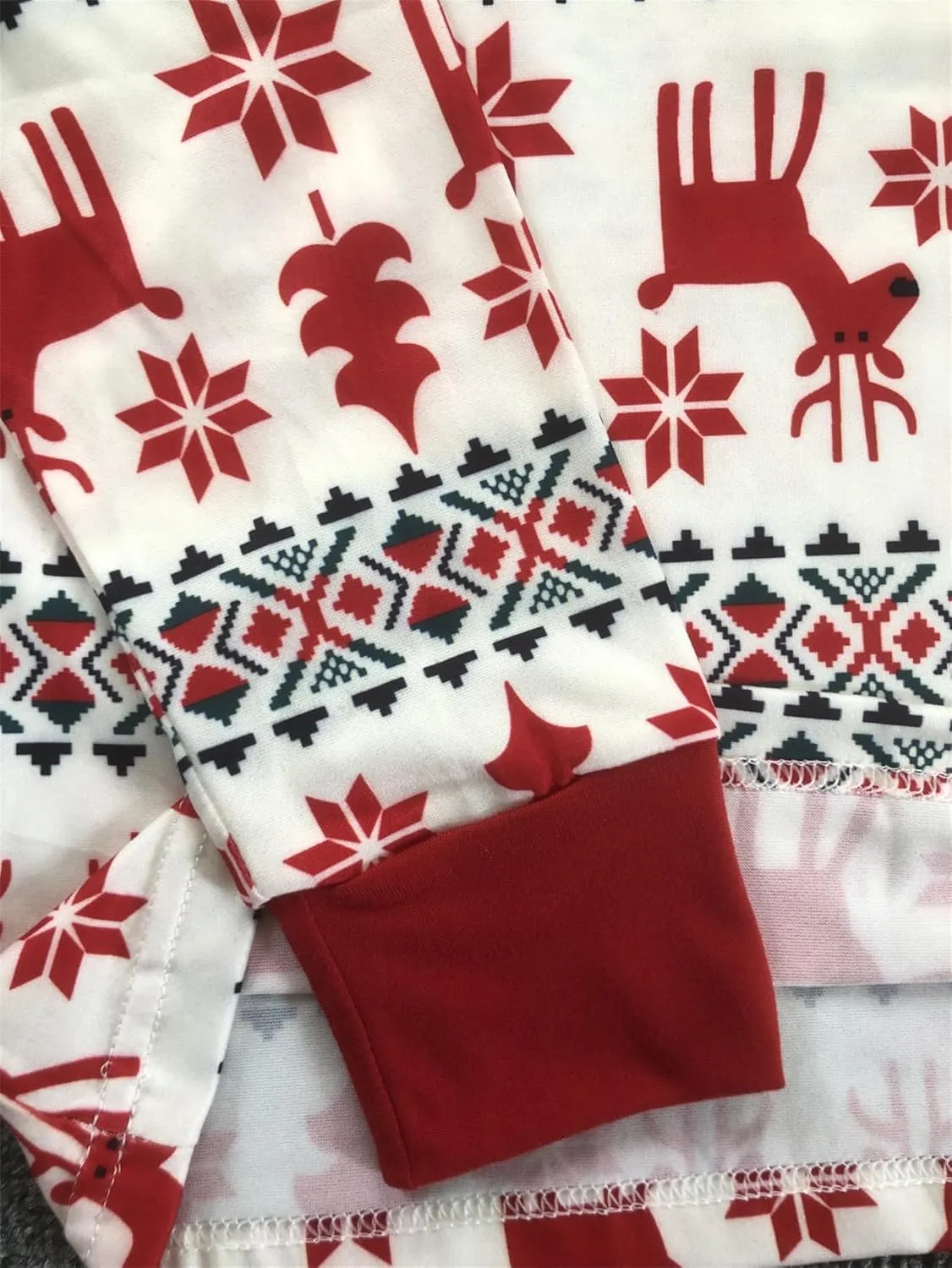ZWRXW Pajamas Sets for Women Super-Soft Long Sleeve Top with Pants Christmas Pajamas Stripe/Leopard/Gradient Print